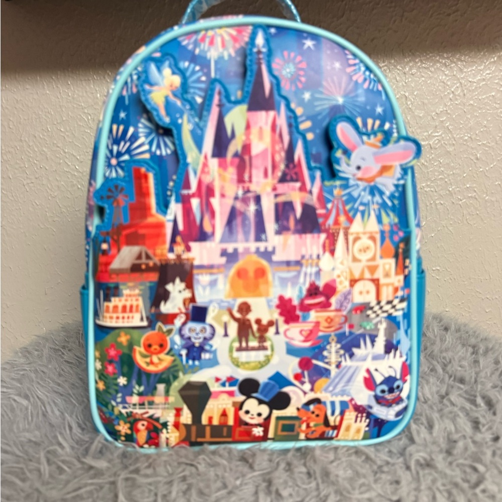 2023 Disney Parks Joey Chou Castle Magic Kingdom Loungefly Backpack